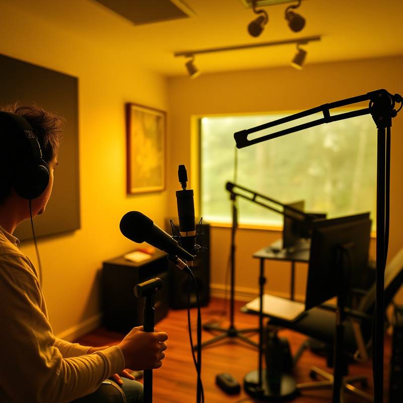 Gravação de podcast